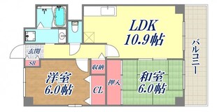 サンラヴィーヌ甲陽園の物件間取画像